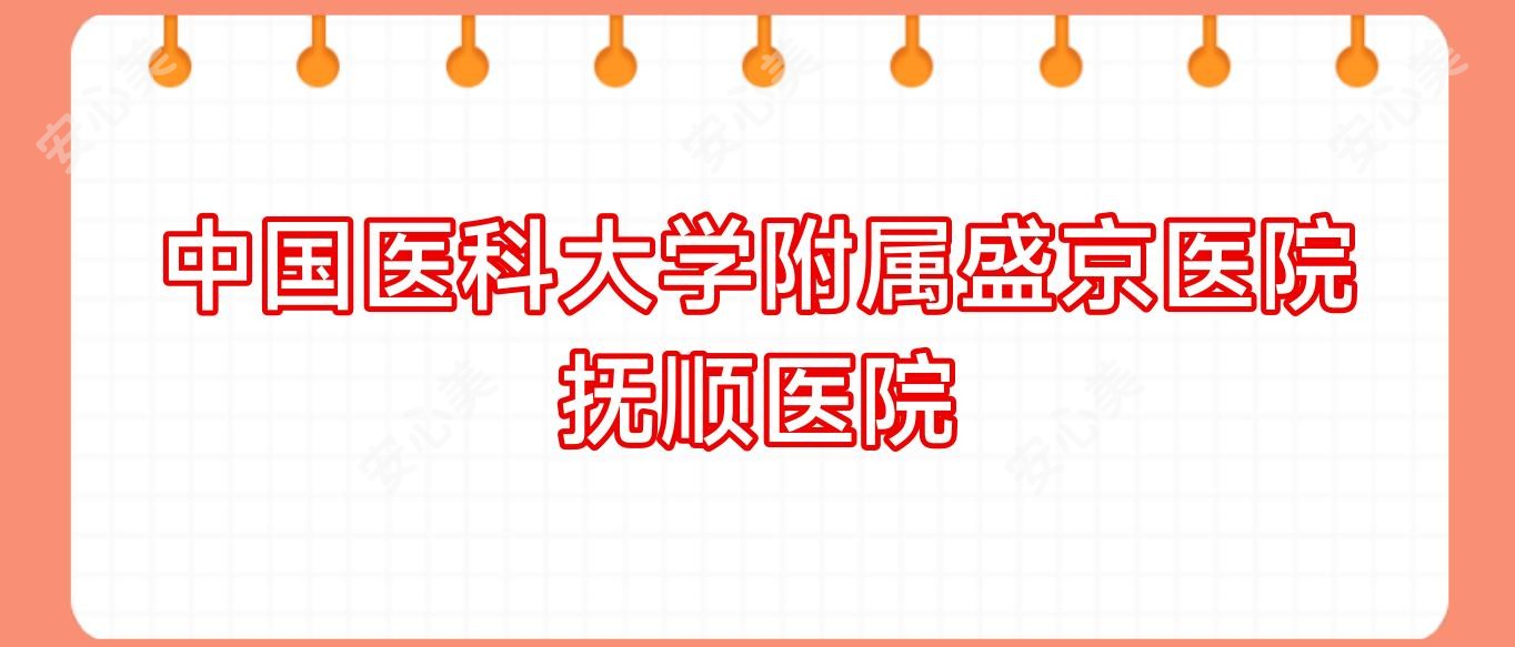 国内医科大学附属盛京医院抚顺医院